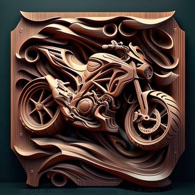 3D модель Ducati Hypermotard (STL)